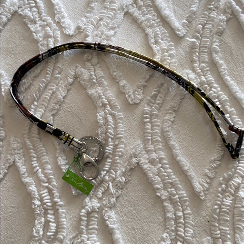 Vera Bradley Breakaway Lanyard in Cocoa Moss